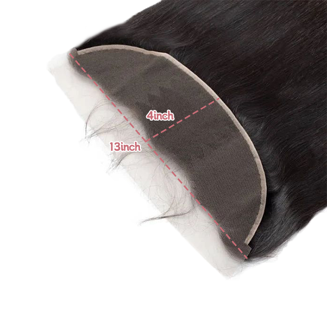 13*4 Lace frontal Straight HD lace & Transparent lace 