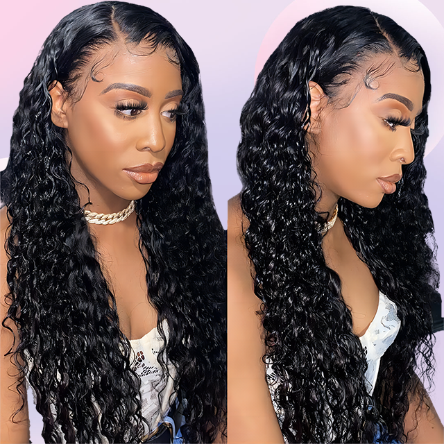 2*6 lace closure Water wave HD lace & transparent lace