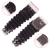 4*4 lace closure Deep wave HD lace & transparent lace