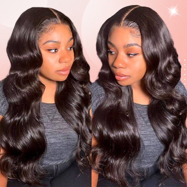 6*6 lace closure Body wave HD lace & transparent lace