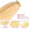 613# Blond Deep Curly Hair Bundles 12A Grad 
