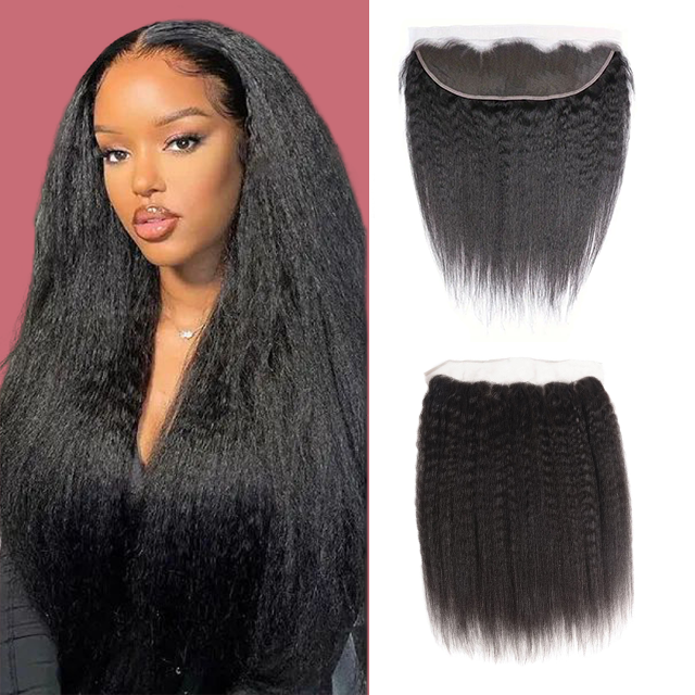 13*4 Lace frontal Kinky straight HD lace & Transparent lace 