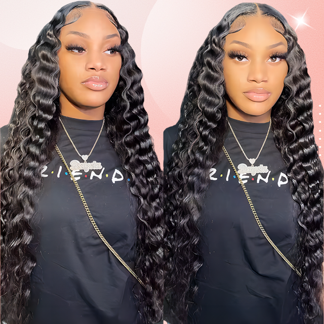 6*6 lace closure Deep wave HD lace & transparent lace
