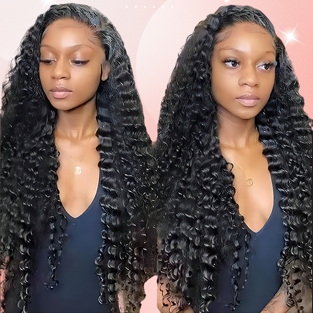 13*6 Lace frontal Deep wave HD lace & Transparent lace 