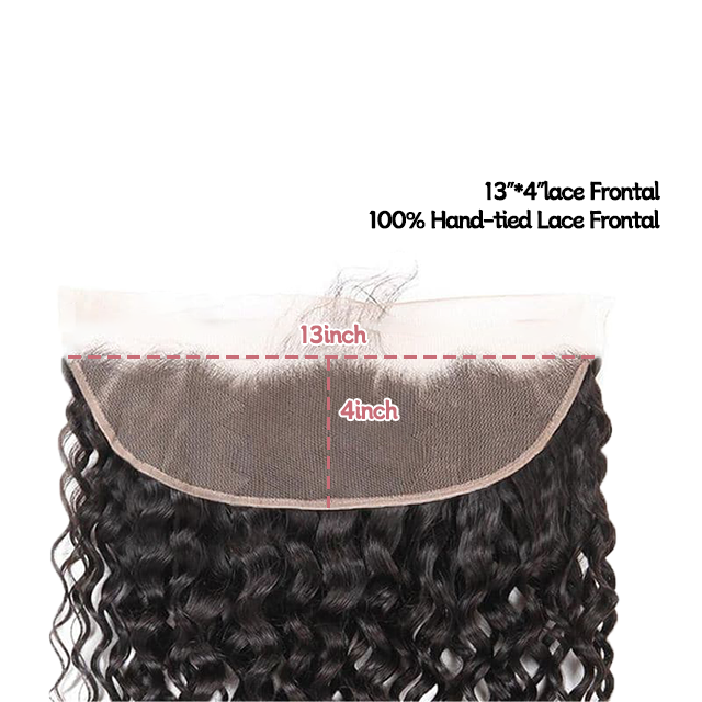 13*4 Lace frontal Water wave HD lace & Transparent lace 