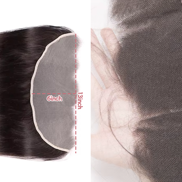 13*6 Lace frontal straight HD lace & Transparent lace 