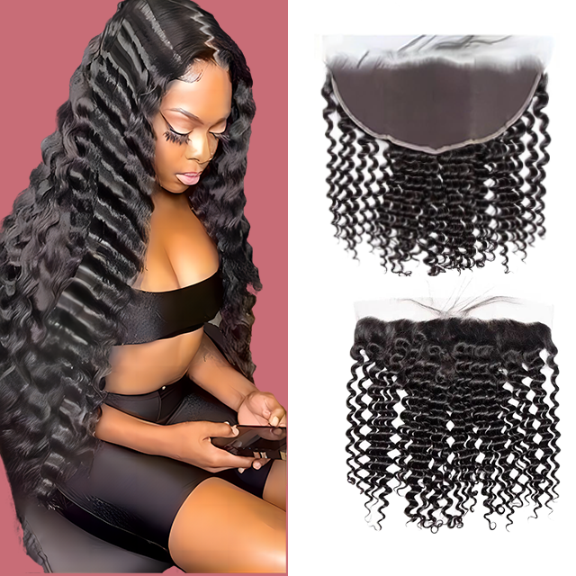 13*6 Lace frontal Deep wave HD lace & Transparent lace 