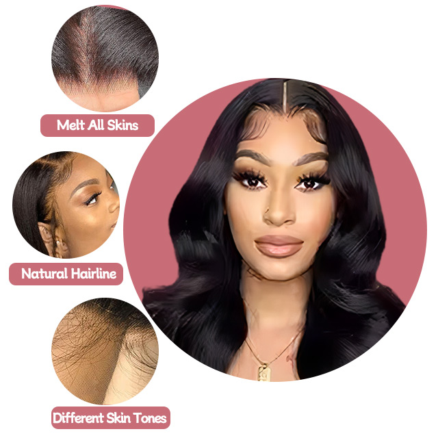 13" x 4" Full Lace Frontal Wig - Body Wave