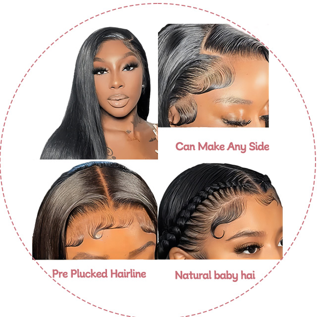 13" x 6" Full Lace Frontal Wig - Straight