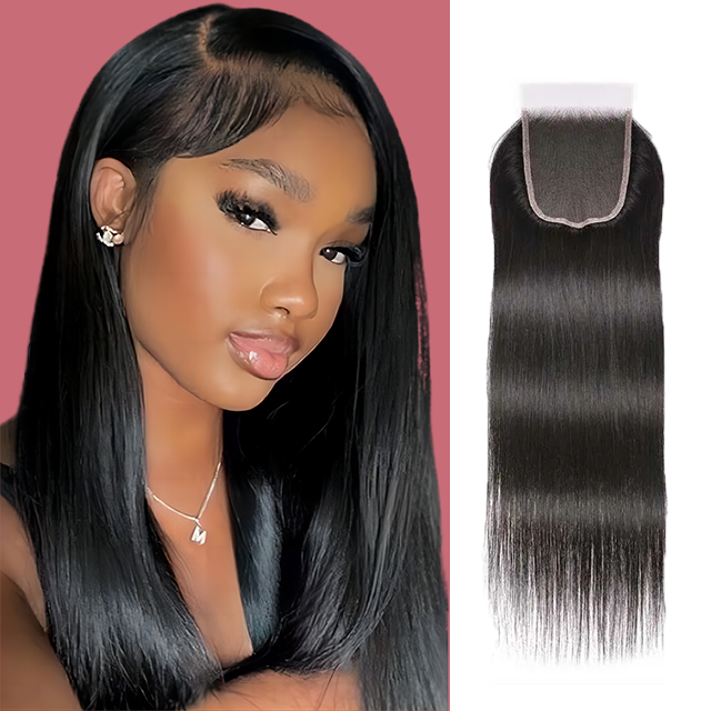 5*5 lace closure Straight HD lace & transparent lace
