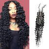 2*6 lace closure Deep wave HD lace & transparent lace