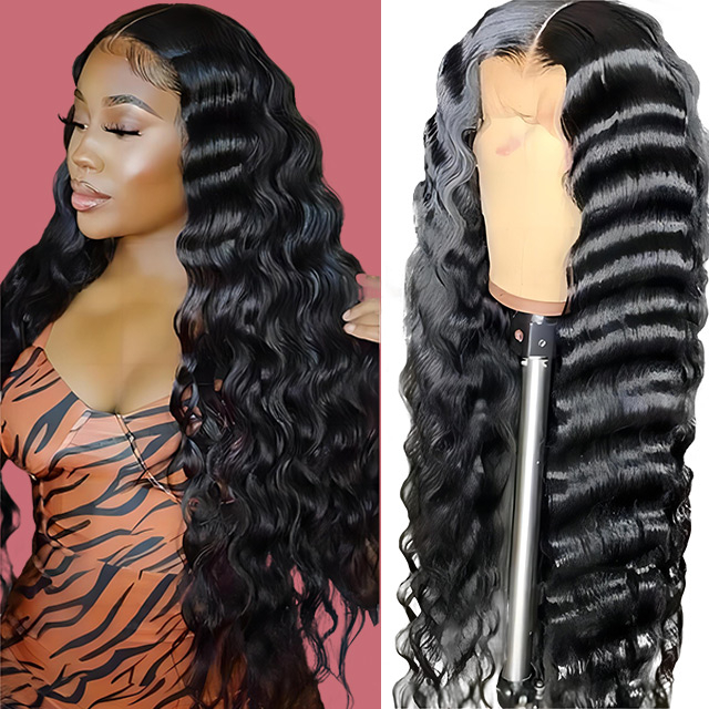 5*5 Lace Closure Wig Deep Wave 
