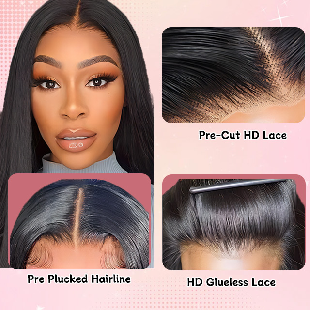 5*5 Lace Closure Wig Straight 
