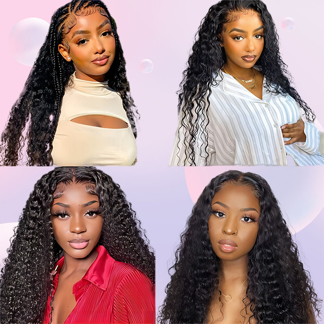 13*6 Full Frontal Lace Wig Deep Wave 