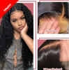 13 X*6 Natural Water Wave Full Frontal Lace Wigs