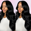 4*4 lace closure Body wave HD lace & transparent lace