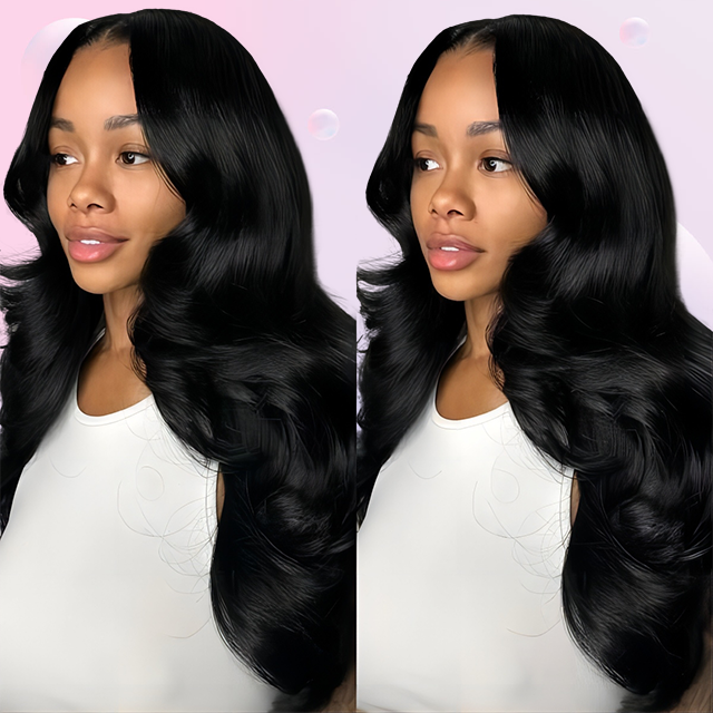4*4 lace closure Body wave HD lace & transparent lace