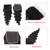 5*5 lace closure Losse Deep wave HD lace & transparent lace