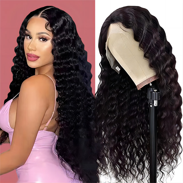 13" x 4" Full Lace Frontal Wig - Deep Wave