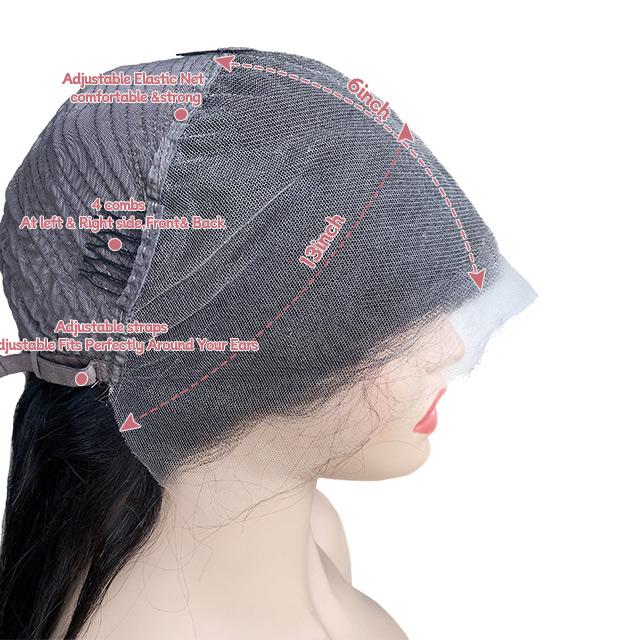 13" x 6" Full Lace Frontal Wig - Water Wave