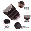 13*6 Lace frontal straight HD lace & Transparent lace 