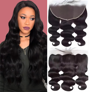 13*6 Lace frontal Body wave HD lace & Transparent lace 