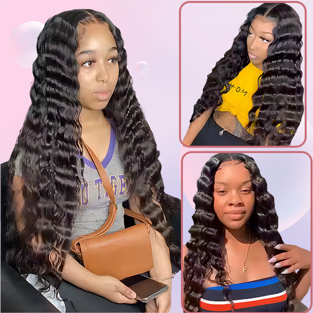 2*6 lace closure Deep wave HD lace & transparent lace