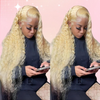 613# Blond Deep Curly Hair Bundles 12A Grad 