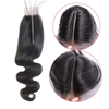 2*6 lace closure Body wave HD lace & transparent lace