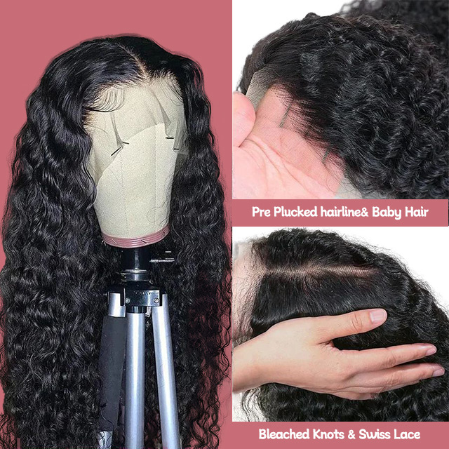 13*4 Full Frontal Lace Wig Water Wave 