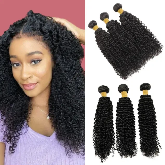 black curly hair bundles