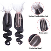 2*6 lace closure Body wave HD lace & transparent lace