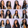 4*4 lace closure Straight HD lace & transparent lace