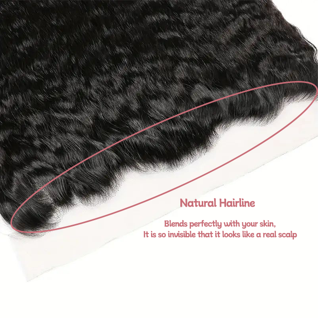 13*4 Lace frontal Kinky straight HD lace & Transparent lace 