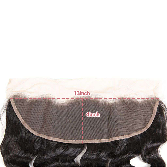 13*4 Lace frontal Losse deep wave HD lace & Transparent lace 