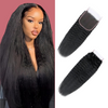 5*5 lace closure Kinky straight HD lace & transparent lace