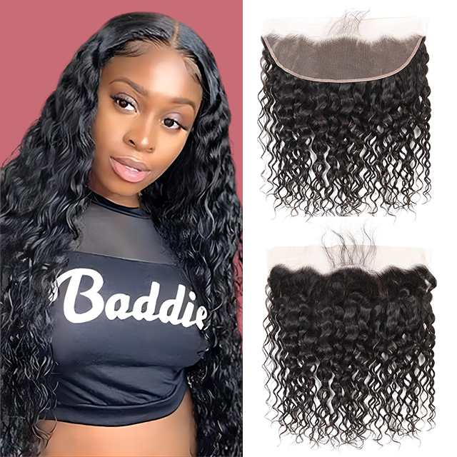13*4 Lace frontal Water wave HD lace & Transparent lace 
