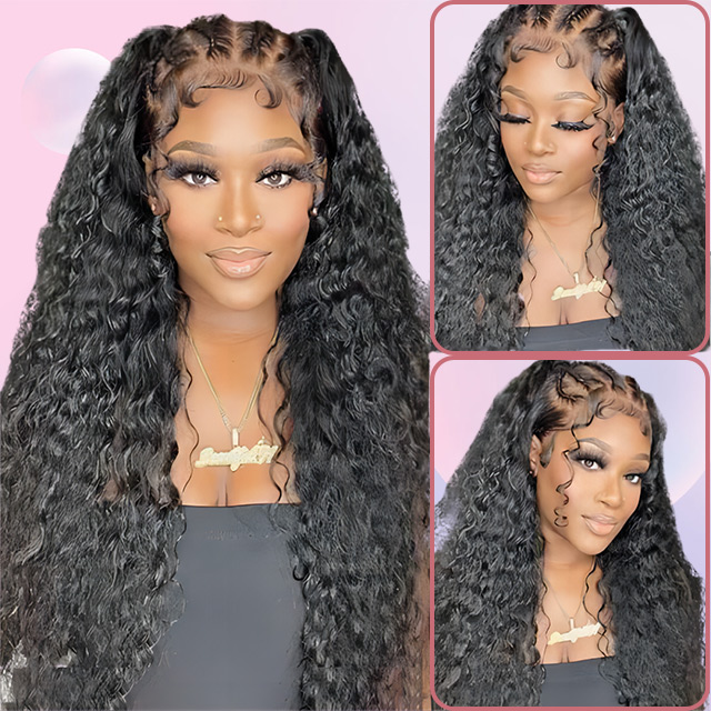 13*4 Full Frontal Lace Wig Water Wave 