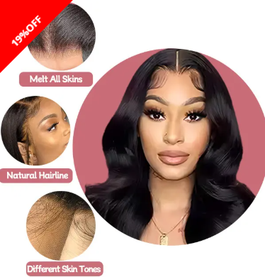 13" X 4" Body Wave Frontal Full Lace Wigs For Women