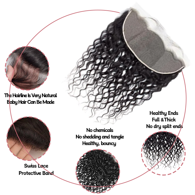 13*6 Lace frontal Water wave HD lace & Transparent lace 