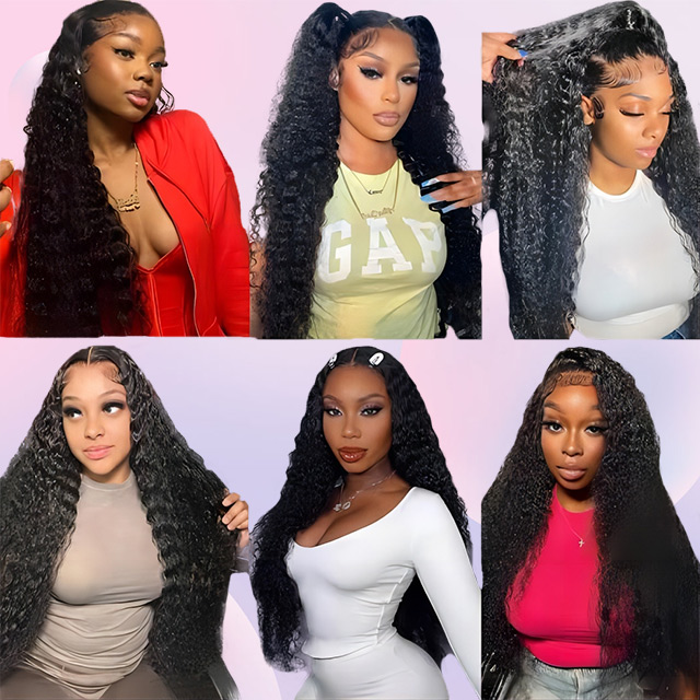 13" x 6" Full Lace Frontal Wig - Water Wave